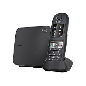 Gigaset E630 - Téléphone sans fil avec ID d'appelant - DECT\GAP - noir - Publicité