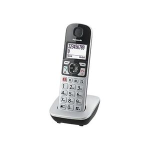 Panasonic KX-TGE510 - Téléphone sans fil avec ID d'appelant - DECT - argent - Publicité