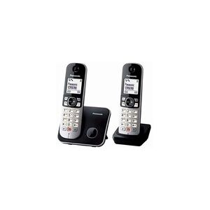 Panasonic Téléphone sans fil corp. Kx-tg6852spb duo noir - Publicité