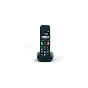 Gigaset e290 dect Téléphones sans fil noir - Publicité