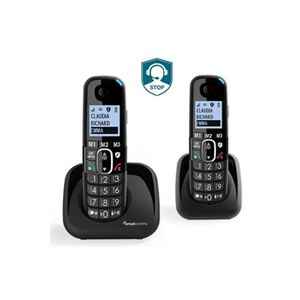 Amplicomms Téléphone sans fil DUO Bigtel 1502 - Publicité