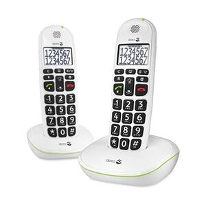 Doro Telephone Sans Fil Phoneeasy 100 Duo White - Publicité