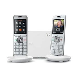 Gigaset Téléphone sans fil duo dect blanc avec répondeur gigacl660aduoblanc - Publicité