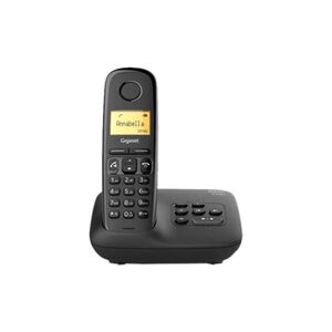 Gigaset A270A - Téléphone sans fil - système de répondeur avec ID d'appelant - DECT\GAP - noir - Publicité