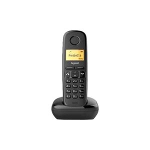 Gigaset A270 - Téléphone sans fil avec ID d'appelant - DECT\GAP - noir - Publicité