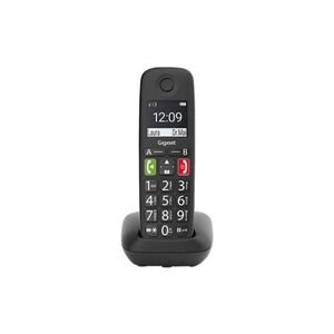 Gigaset E290 - Téléphone sans fil avec ID d'appelant - ECO DECT\GAP - noir - Publicité