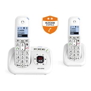 DECT ALCATEL XL785 Duo avec Répondeur, Grand Ecran et grandes touches - Publicité