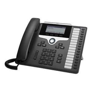 Cisco Systems Cisco IP Phone 7861 - Téléphone VoIP - SIP, SRTP - 16 lignes - Charbon - remanufacturé - Publicité
