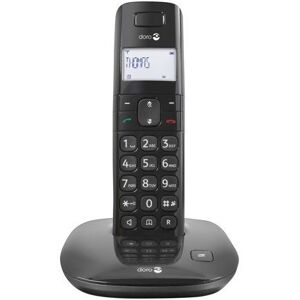 Doro Comfort 1010 - Téléphone sans fil avec ID d'appelant - DECT\GAP - noir - Publicité