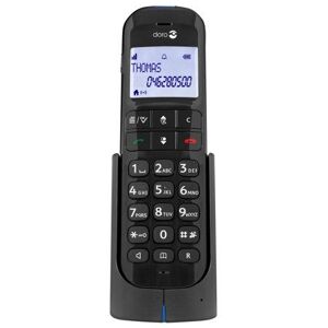 DORO Magna 2000 - Téléphone sans fil avec ID d'appelant - DECT\GAP - (conférence) à trois capacité d'appel - noir - Publicité