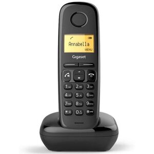 Gigaset A270 - Téléphone sans fil avec ID d'appelant - DECT\GAP - noir - Publicité