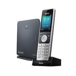 Yealink W60P - Téléphone VoIP sans fil - IP-DECT\GAP - (conférence) à trois capacité d'appel - SIP, SIP v2 - 8 lignes - Publicité