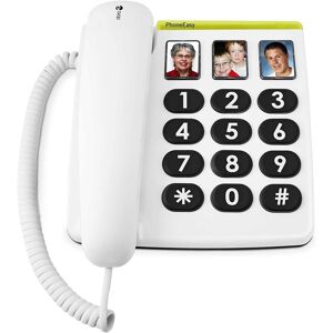 DORO téléphone fixe filaire avec touches extra-larges sénior Blanc - Publicité