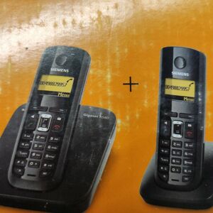 Gigaset A580 Duo - Téléphone sans fil avec ID d'appelant/appel en instance - DECT\GAP - noir piano + combiné supplémentaire - Publicité