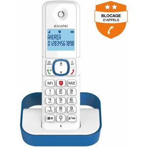 Telephones sans fil ALCATEL F860BLUE - Publicité