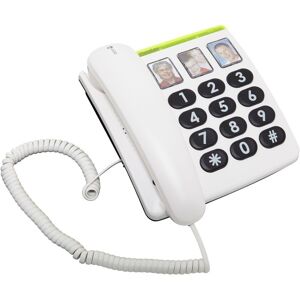 DORO PhoneEasy 331ph - Téléphone filaire - blanc - Publicité