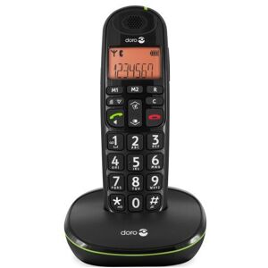 DORO PhoneEasy 100w - Téléphone sans fil avec ID d'appelant - DECTGAP - noir - Publicité