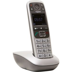 Gigaset E560 - Téléphone sans fil avec ID d'appelant - Dect\GAP - platine - Publicité