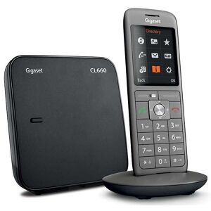 Gigaset CL660 - Téléphone sans fil avec ID d'appelant - DECT\GAP - noir, anthracite - Publicité