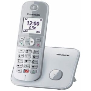 Panasonic wireless telephone kx-tg6851sps silver - Publicité