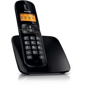 Philips CD1811B - Téléphone sans fil avec ID d'appelant/appel en instance - DECT\GAP - noir - Publicité