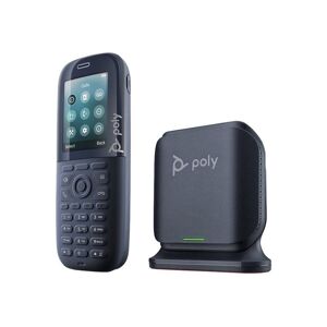 HP Inc. Poly Rove B2 Base Station and 30 Phone Handset Kit - Téléphone sans fil avec ID d'appelant/appel en instance - DECT - (conférence) à trois capacité d'appel - SIP, SIP v2, RTCP, RTP, SDP, SIP over... Publicité
