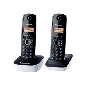 Panasonic KX-TG1612FRW - Téléphone sans fil avec ID d'appelant - DECT + combiné supplémentaire - Publicité