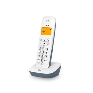 SPC Air – Téléphone Fixe sans Fil avec écran éclairé, identifiant d'appelant, répertoire de 20 Contacts, Mode Mute, 5 mélodies Disponibles, compatibilité Gap et Mode ECO Blanc - Publicité