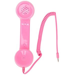 Tosuny Combiné Téléphonique Rétro, Ancien Casque Téléphonique avec Contrôle du Volume, Récepteur de Téléphone Portable Rétro Vintage 3,5 Mm pour Tous Les Smartphones et Ordinateurs, (Rose) - Publicité