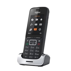 Siemens Premium 300HX Combiné DECT avec Chargeur Téléphone sans Fil de Haute qualité pour Base DECT Ecran Couleur -Excellente qualité vocale, Noir - Publicité