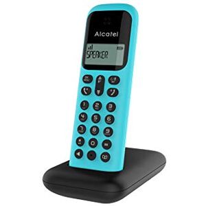 Alcatel D285 solo Noir Et Turquoise. Téléphone sans Fil Dect, Mains Libres, écran Confort - Publicité