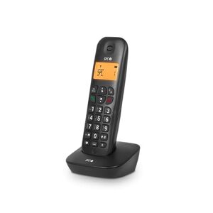 SPC Air – Téléphone Fixe sans Fil avec écran éclairé, identifiant d'appelant, répertoire de 20 Contacts, Mode Mute, 5 mélodies Disponibles, compatibilité Gap et Mode ECO Noir - Publicité