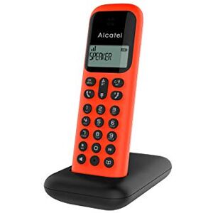 Alcatel D285 solo Noir Et Rouge. Téléphone sans Fil Dect Mains Libres. Ecran Confort - Publicité