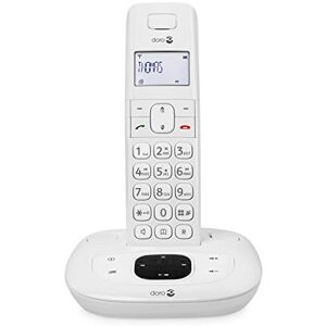 Doro Comfort 1015 Single Téléphone sans Fil DECT pour Seniors avec Répondeur et Fonction Mains-Libres (Blanc) [Version Française] - Publicité