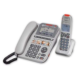 Amplicomms PowerTel 2880 Combo Téléphone filaire et sans fil amplifié - Publicité