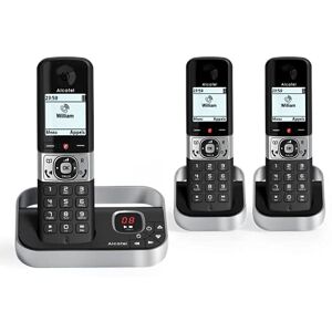 Alcatel F890 Voice Trio Telephone sans Fil répondeur 3 combinés avec Blocage d'appels Gris - Publicité