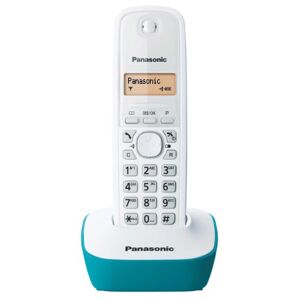 Panasonic KX-TG1611FRC Téléphone solo sans fil DECT sans répondeur Bleu [Version Française] - Publicité