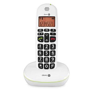 Doro PhoneEasy 100w Téléphone sans Fil DECT pour Seniors avec Grandes Touches et Son Amplifié (Blanc X 1) [Version Française] - Publicité