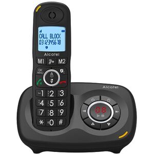 Alcatel XL595 B Voice, téléphone sans fil répondeur avec grand écran, audio-boost et fonction blocage d'appels - Publicité