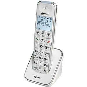 Geemarc Amplidect 295 HS Combiné de Téléphone Additionnel pour la Gamme Amplidect 295 avec Larges Touches et Grand Écran Base Principale Requise Perte Auditive Faible ou Moyenne Version FR - Publicité