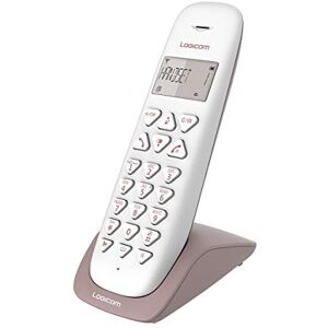 Logicom VEGA 150 Telephone fixe sans fil Sans Répondeur Solo Téléphones analogiques et dect Taupe - Publicité