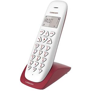 Logicom VEGA 150 Telephone fixe sans fil Sans Répondeur Solo Téléphones analogiques et dect Framboise - Publicité