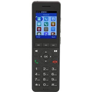 Eulbevoli Téléphone WiFi, Téléphone Fixe Multifonction sans Fil Prise EU 100-240V Écran Couleur 2,4 Pouces Réduction Intelligente du Bruit pour Hôtel - Publicité