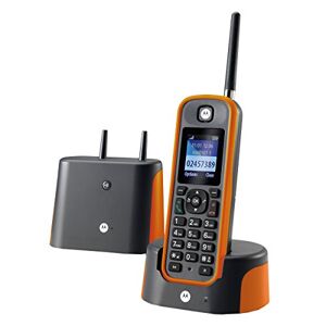 Motorola Téléphone sans Fil DECT O201 Noir/Orange - Publicité