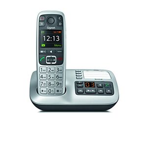 Siemens E550A Téléphone sans fil DECT/GAP avec répondeur Argent - Publicité