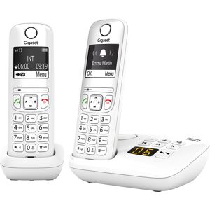 Siemens Pack duo téléphone répondeur sans fil Gigaset AS690A - blanc - Publicité