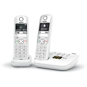 Siemens Telephone sf dect duo as690a blanc avec repondeur Gigaset L36852-H2836-N102 - Publicité