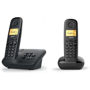 Siemens Telephone sf dect duo al170a repondeur numerique integre Gigaset L36852-H2822-N121 - Publicité