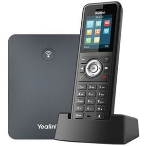 Non communiqué Yealink W79P - Téléphone VoIP sans fil - avec Interface Bluetooth avec ID d'appelant - IP-DECT - (conférence) à trois capacité d'appel - SIP, SIP v2, RTCP-XR, VQ-RTCPXR - noir, gris classique Noir, Gris classique - Publicité