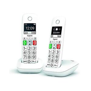 Téléphone sans fil Dect Gigaset E290 DUO Blanc Blanc - Publicité